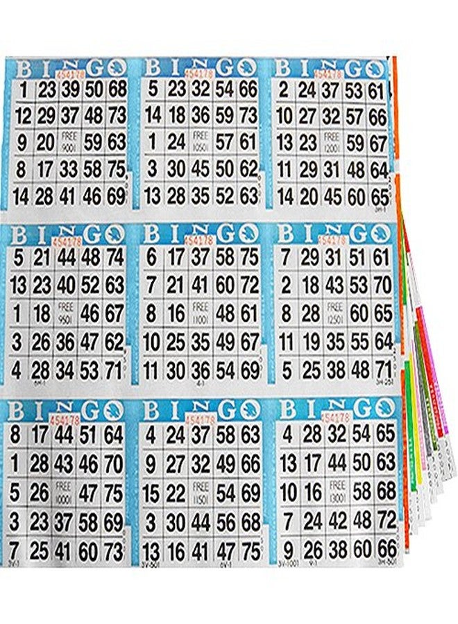 مجموعة متنوعة من أوراق لعبة البنغو (9 أوراق في 4)